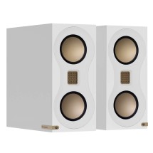 Monitor Audio Studio 89 Bookshelf Speakers (Pair), High Gloss White