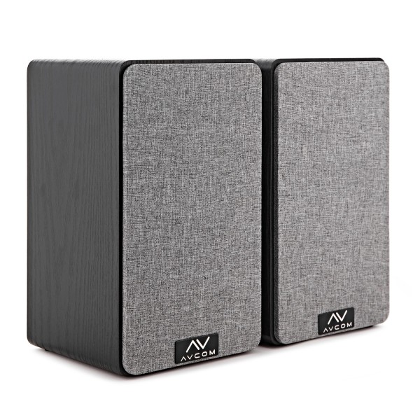 AVCOM 5" Bookshelf Speaker, Pair, Black