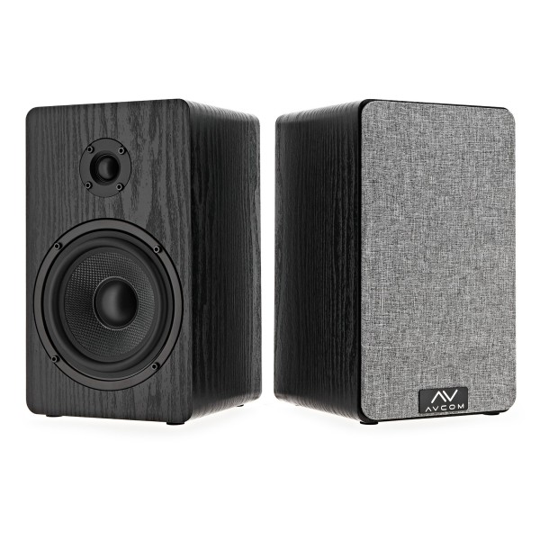 AVCOM 5" Bookshelf Speaker, Pair, Black