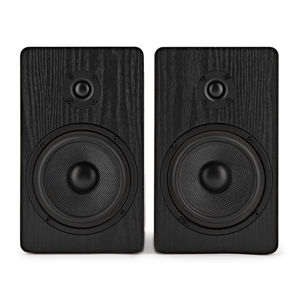 AVCOM 5" Bookshelf Speaker, Pair, Black