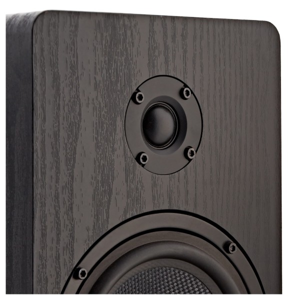 AVCOM 5" Bookshelf Speaker, Pair, Black
