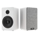 AVCOM 5" boekenplank luidspeakerpaar, wit