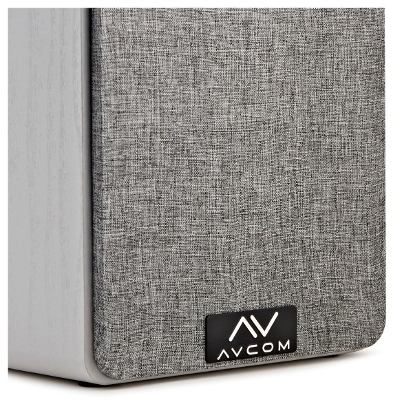 AVCOM 5" Bookshelf Speaker, Pair, White