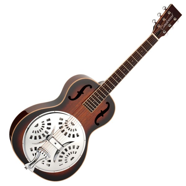 Tanglewood TUR8 Resonator Guitar, Vintage Burst Gloss - front