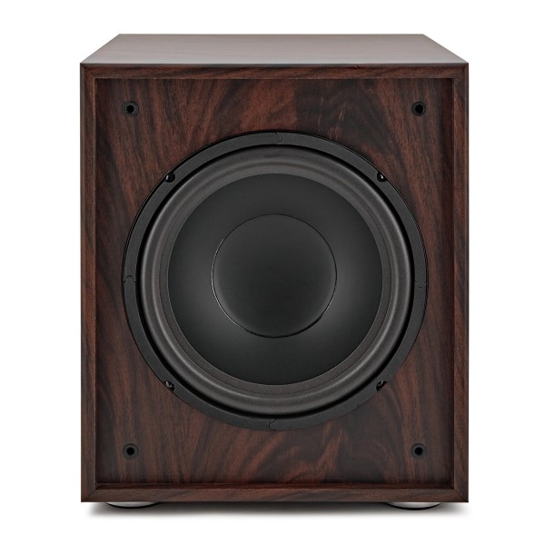 AVCOM 10" Active Subwoofer, Walnut