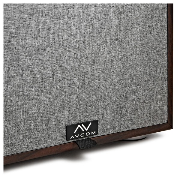 AVCOM 10" Active Subwoofer, Walnut