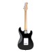 Antiquity St1l Left-handed Electric Guitar, Black- Back