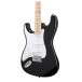 Antiquity St1l Left-handed Electric Guitar, Black - Body