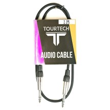 Tourtech Zvukový kábel Stereo Jack to Jack, 1 m
