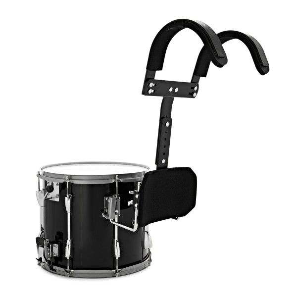 Premier NXT GEN Marching 14" x 12" Traditional Snare Drum & Top Snare, Black