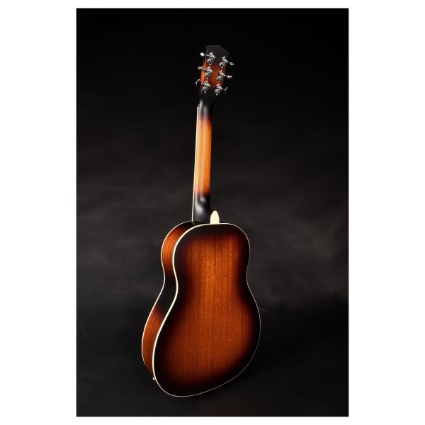 Johnson Resonator JR-812E-SB Single Cone Mahogany Body Electric, Dark Sunburst - back