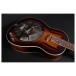 Johnson Resonator JR-812E-SB Single Cone Mahogany Body Electric, Dark Sunburst - resonator cone