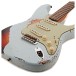 Fender Custom Shop '61 Stratocaster Heavy Relic, Faded Aged Sonic Blue over 3-Colour Sunburst - body 