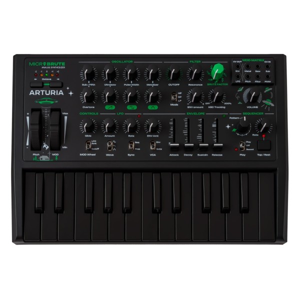 Arturia MicroBrute UFO Limited Edition Analog Monosynth - Top