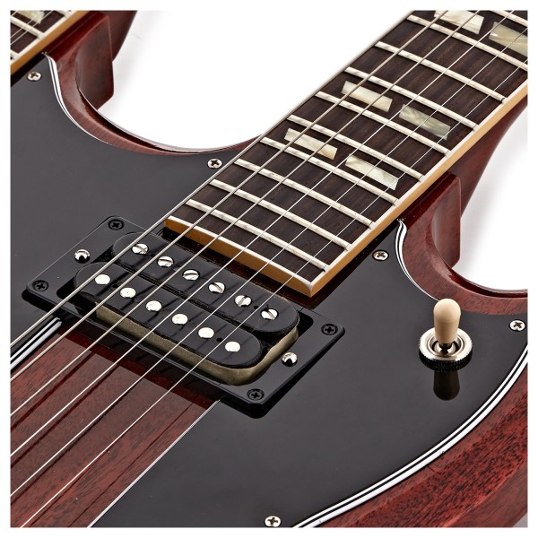 Gibson Custom 1969 EDS 1275 Jimmy Page Doubleneck Cherry VOS, '69 Cherry #501066 pickup 