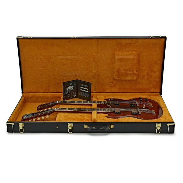 Gibson Custom 1969 EDS 1275 Jimmy Page Doubleneck Cherry VOS, '69 Cherry #501066 - case 