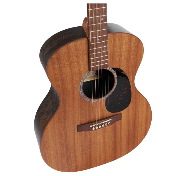 Martin GP-X2E Sapele Ziricote - body angle 