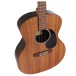 Martin GP-X2E Sapele Ziricote - body angle 