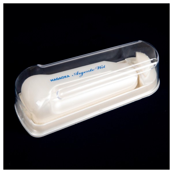 Nagaoka WCL-111 Argento Wet Velvet Record Cleaning Brush - In packaging