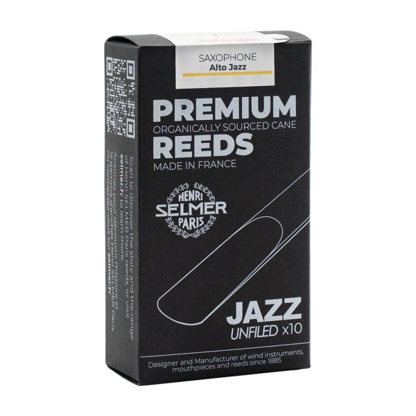 Selmer Paris Jazz Alto Saxophone Reeds, 3 (10 Pack)