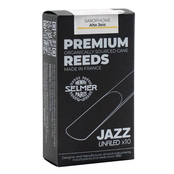 Selmer Paris Jazz Alto Saxophone Reeds, 3.5 (10 Pack)