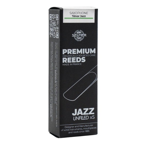 Selmer Paris Jazz Tenor Saxophone Reeds, 2.75 (5 Pack)