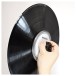 Nagaoka CLP-02 Record Label Protector For Cleaning - Lifestyle, heald, size reference