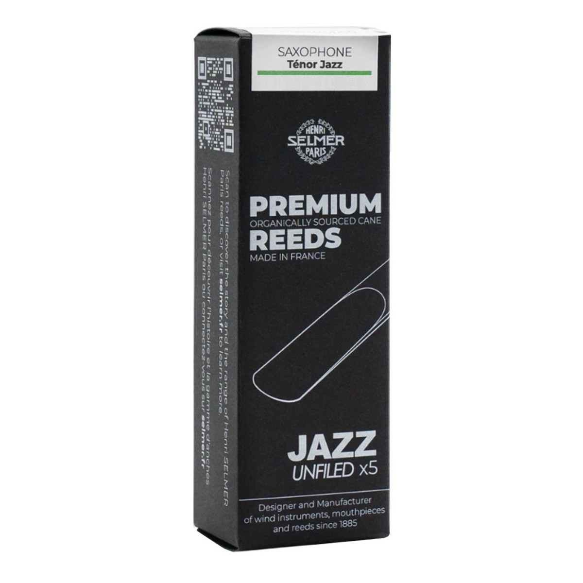 Selmer Paris Jazz Tenor Saxophone Reeds 3.25 (5 Pack)