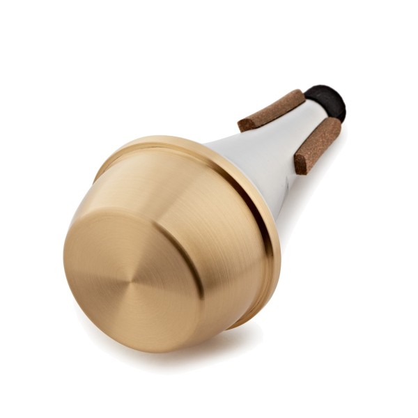 Jo-Ral Trumpet Straight Mute, Brass Bottom - Top