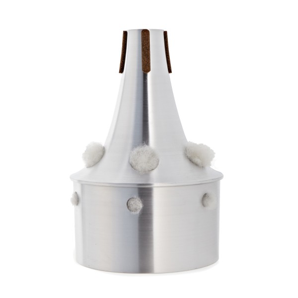 Jo-Ral Large Tenor Trombone Bucket Mute, Aluminium - Back