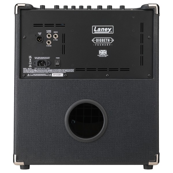 Laney Digbeth Foundry DBF100 1x12" Bass Combo Amp - back 