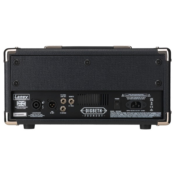 Laney Digbeth Foundry DBF200H Bass Head - back 