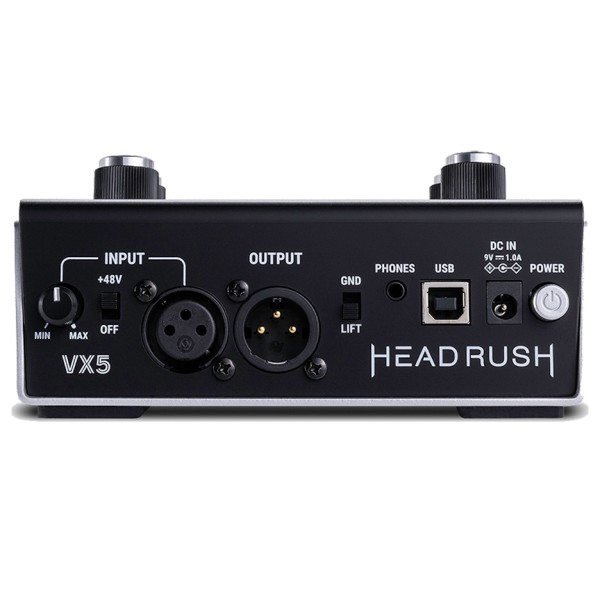 HeadRush VX5 AUTOTUNE Vocal pedal with Antares Autotune - back 
