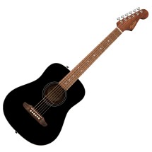 Fender California statyward Redondo Mini z torbą, świerkowy top, czarny