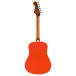 Fender California Standard Redondo Mini with Bag, Spruce Top, Fiesta Red - back 