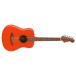 Fender California Standard Redondo Mini with Bag, Spruce Top, Fiesta Red - body and neck 