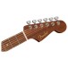 Fender California Standard Redondo Mini with Bag, Sapele Top, Natural Sapele - headstock 