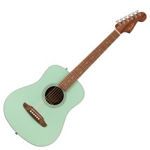 Fender California statyward Redondo Mini z torbą, świerkowy top, Surf Green