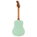 Fender California Standard Redondo Mini with Bag, Spruce Top, Surf Green - back 
