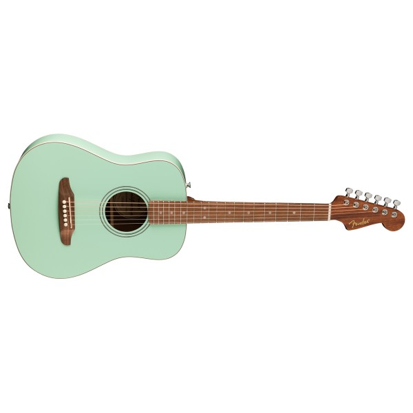 Fender California Standard Redondo Mini with Bag, Spruce Top, Surf Green