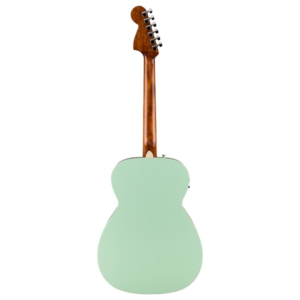 Fender California Standard Monterey E, Spruce Top, Surf Green - back 