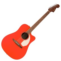 Fender California Standard Redondo CE, Spruce Top, Fiesta Red