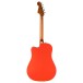 Fender California Standard Redondo CE, Spruce Top, Fiesta Red - back 
