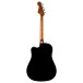 Fender California Standard Redondo CE, Spruce Top, Black - back 