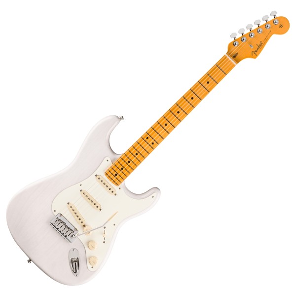Fender American Ultra Luxe '50s Stratocaster MN, White Blonde - front