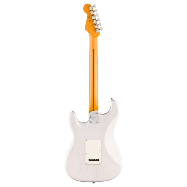 Fender American Ultra Luxe '50s Stratocaster MN, White Blonde - back 