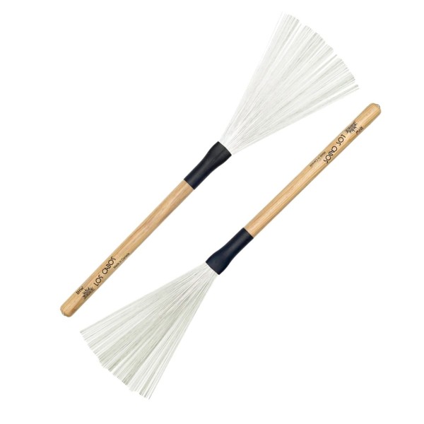 Los Cabos Brushes Wire Red Hickory Wood Handle