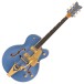 Gretsch Falcon Hollow Body with StringThru Bigsby, Gold Hardware, Cerulean Smoke - front