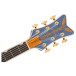 Gretsch Falcon Hollow Body with StringThru Bigsby, Gold Hardware, Cerulean Smoke - headstock 