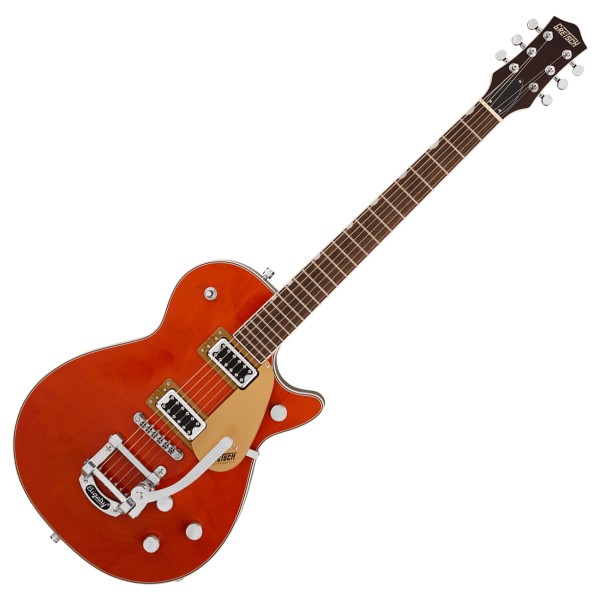 Grestch G5230T Electromatic Jet FT Single-Cut with Bigsby LRL, Orange Stain - front